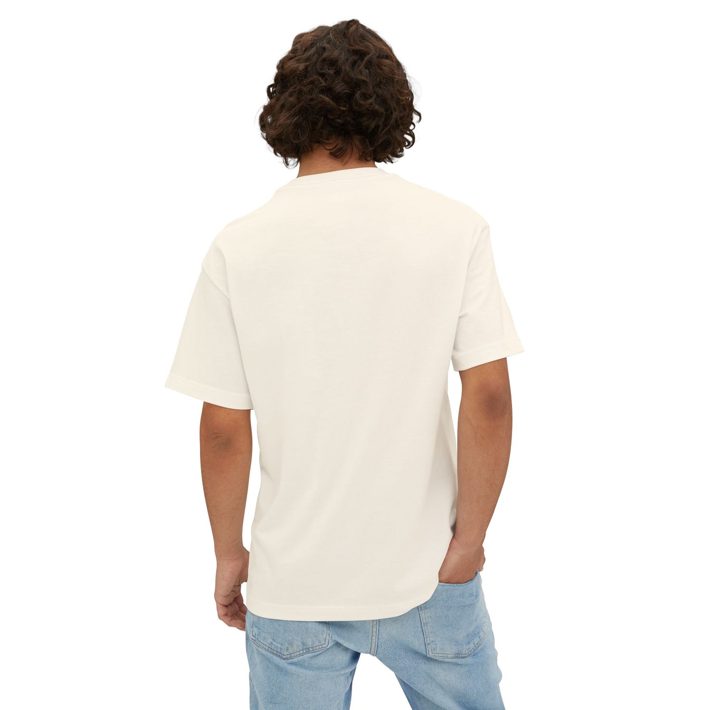 Unisex Oversized Boxy Tee with Coffee Quote - Cozy Streetwear, Casual Everyday Style!