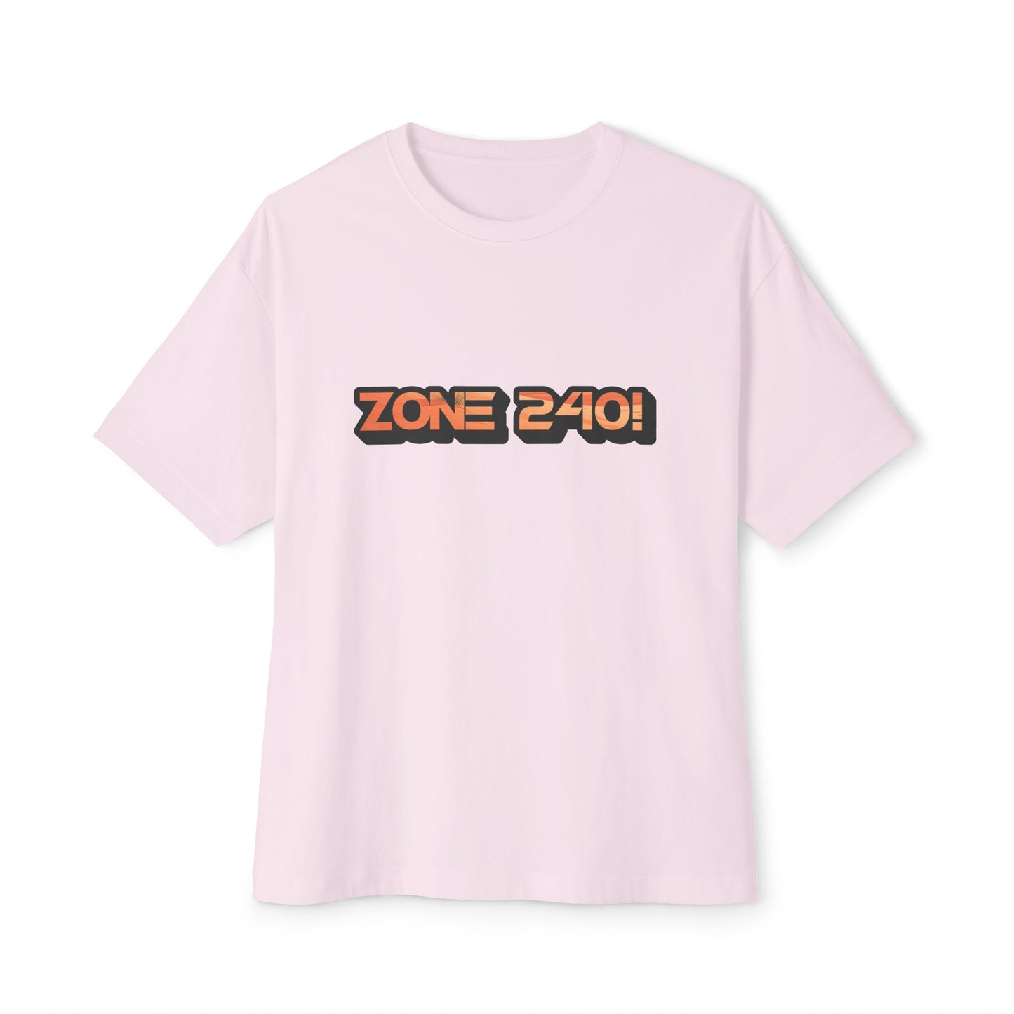 Retro Zone 240! Unisex Oversized Tee, Vintage Graphic Tee