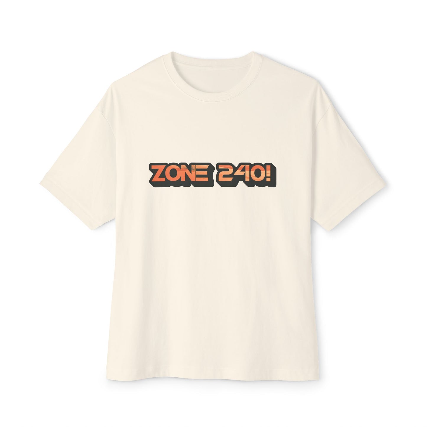 Retro Zone 240! Unisex Oversized Tee, Vintage Graphic Tee
