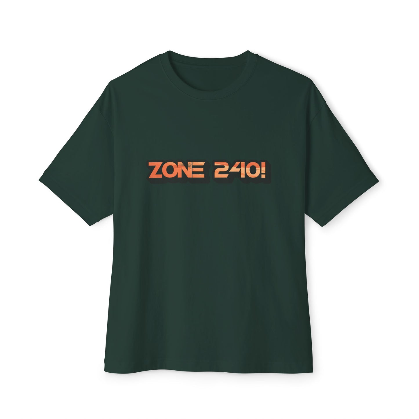 Retro Zone 240! Unisex Oversized Tee, Vintage Graphic Tee
