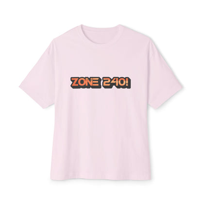 Retro Zone 240! Unisex Oversized Tee, Vintage Graphic Tee