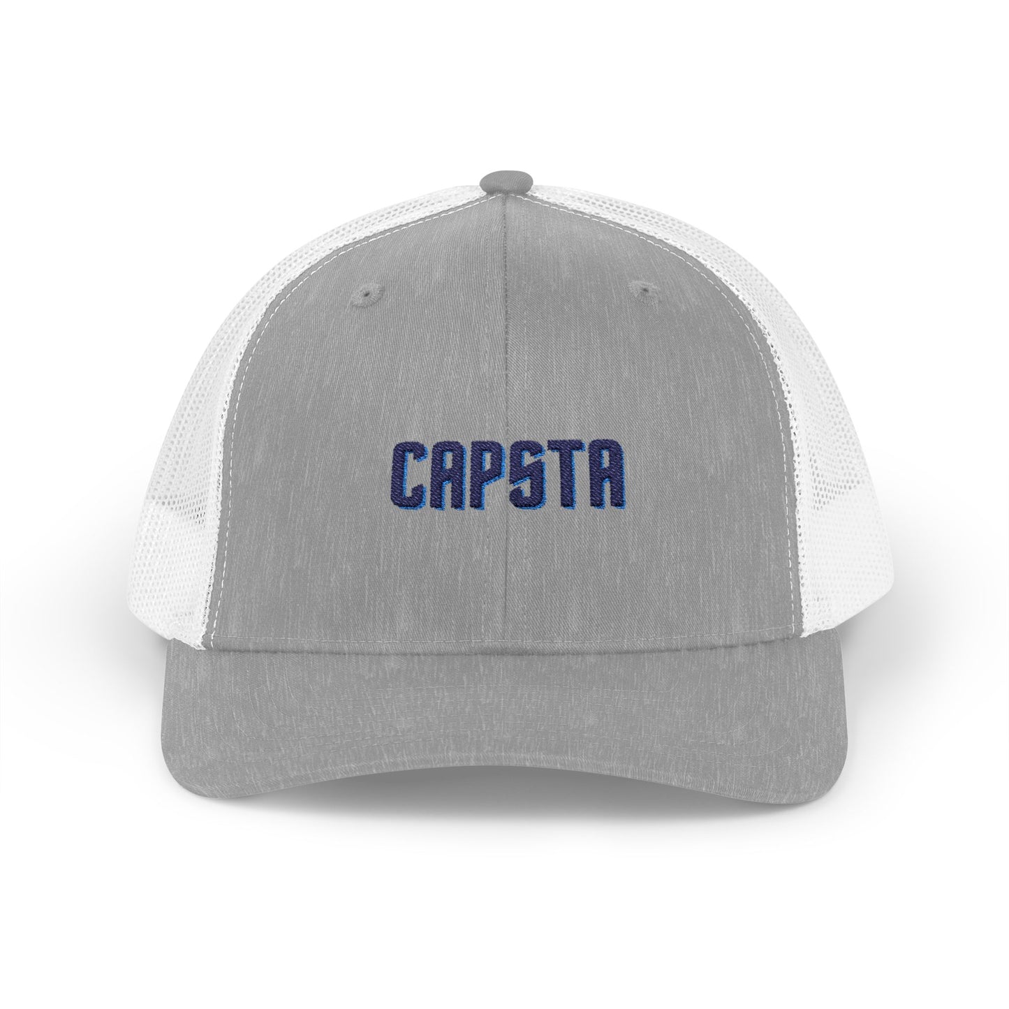 Trucker Hat with CAPSTA Embroidery, Adjustable Snapback Cap for Casual Wear