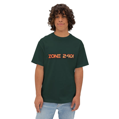 Retro Zone 240! Unisex Oversized Tee, Vintage Graphic Tee